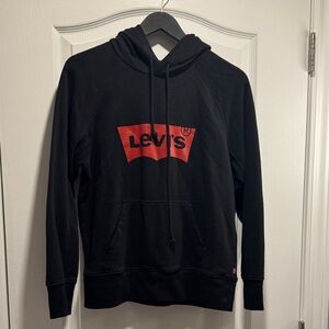 314-Levi's Batwing Logo Pullover Hoodie Sweatshirt